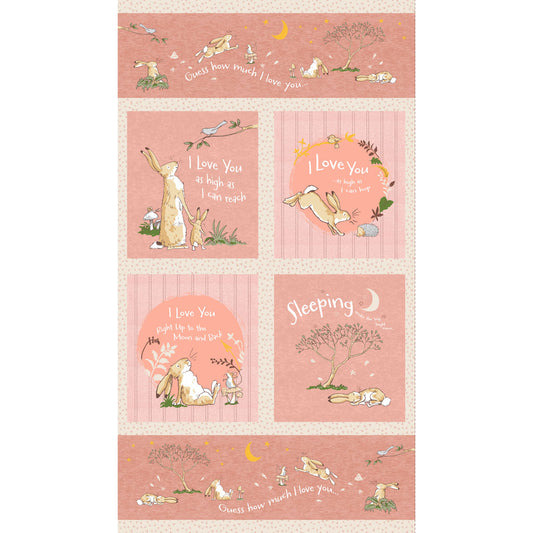 Guess How Much I Love You 20 Rust Panel Y4244-71