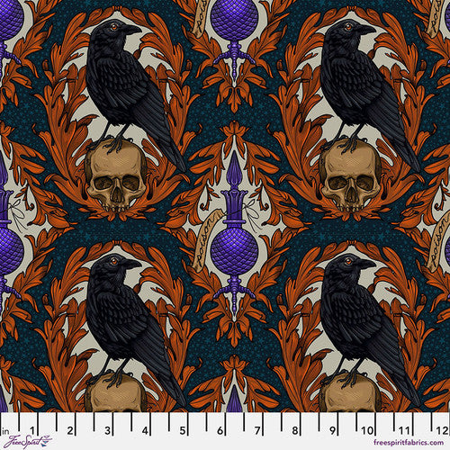 Mystic Moonlight Rachel Hauer Crow Damask PWRH087.Multi