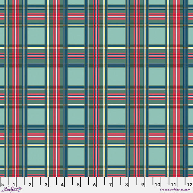 Christmas Cabin - Mia Charro - Tartan Tradition PWMC096.XAqua