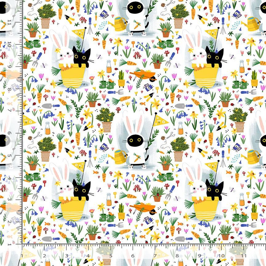 Bunny Slippers Stella-DLW3105-White