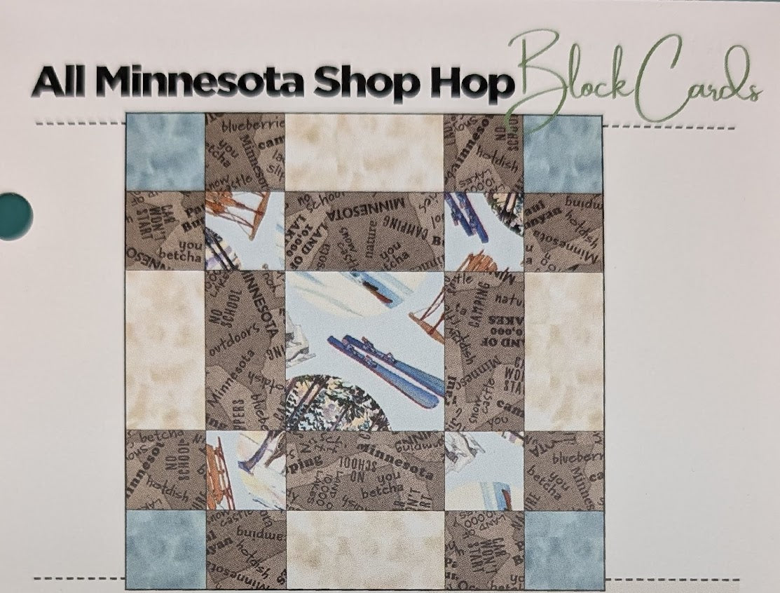 All Minnesota Shop Hop 2024 Pattern Card