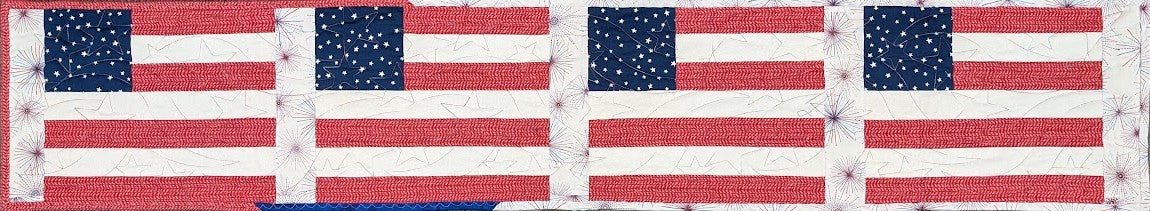 Land of the Free Unfurled 11x58