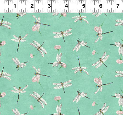 2024 Quilt MN Dragonflies Lt Emerald