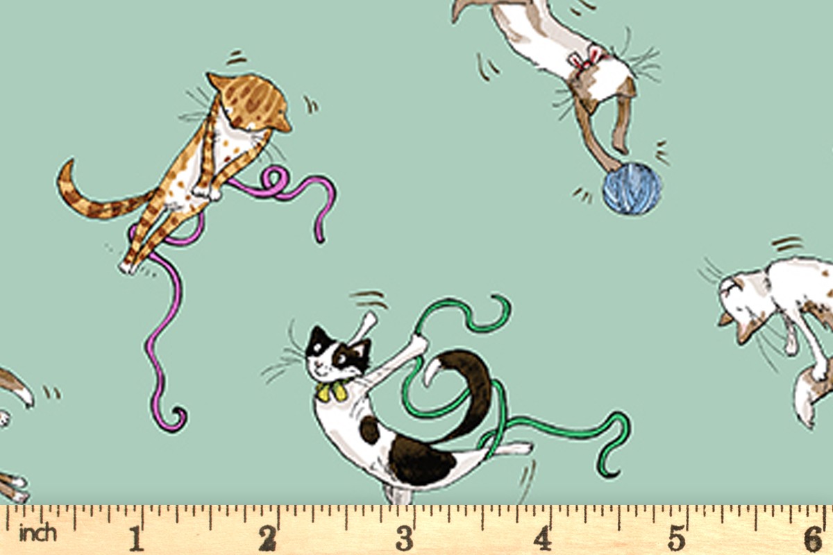 Having a Ball! Single Cats Y3188-110 Mint