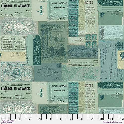 Palette Teal - Tim Holtz Teal Ephemera PWTH275.Teal