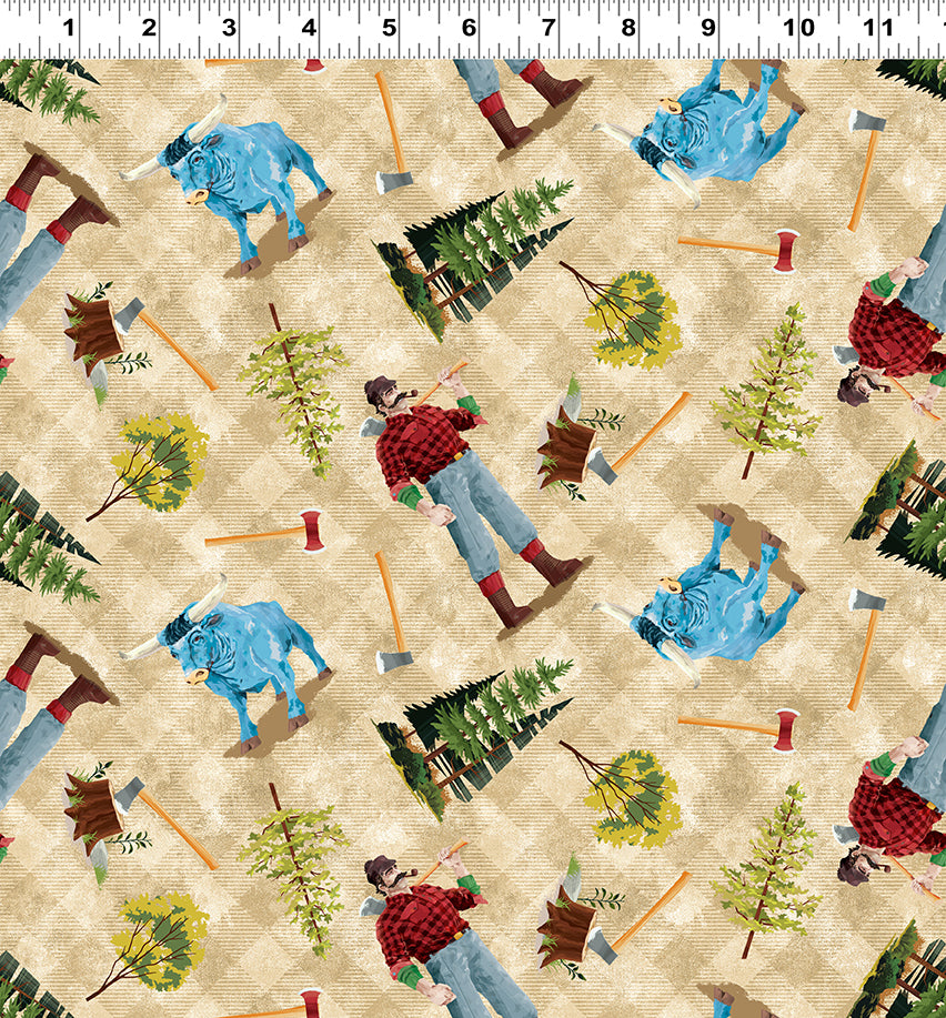 2024 Quilt MN Paul Bunyan Toss Lt Caramel