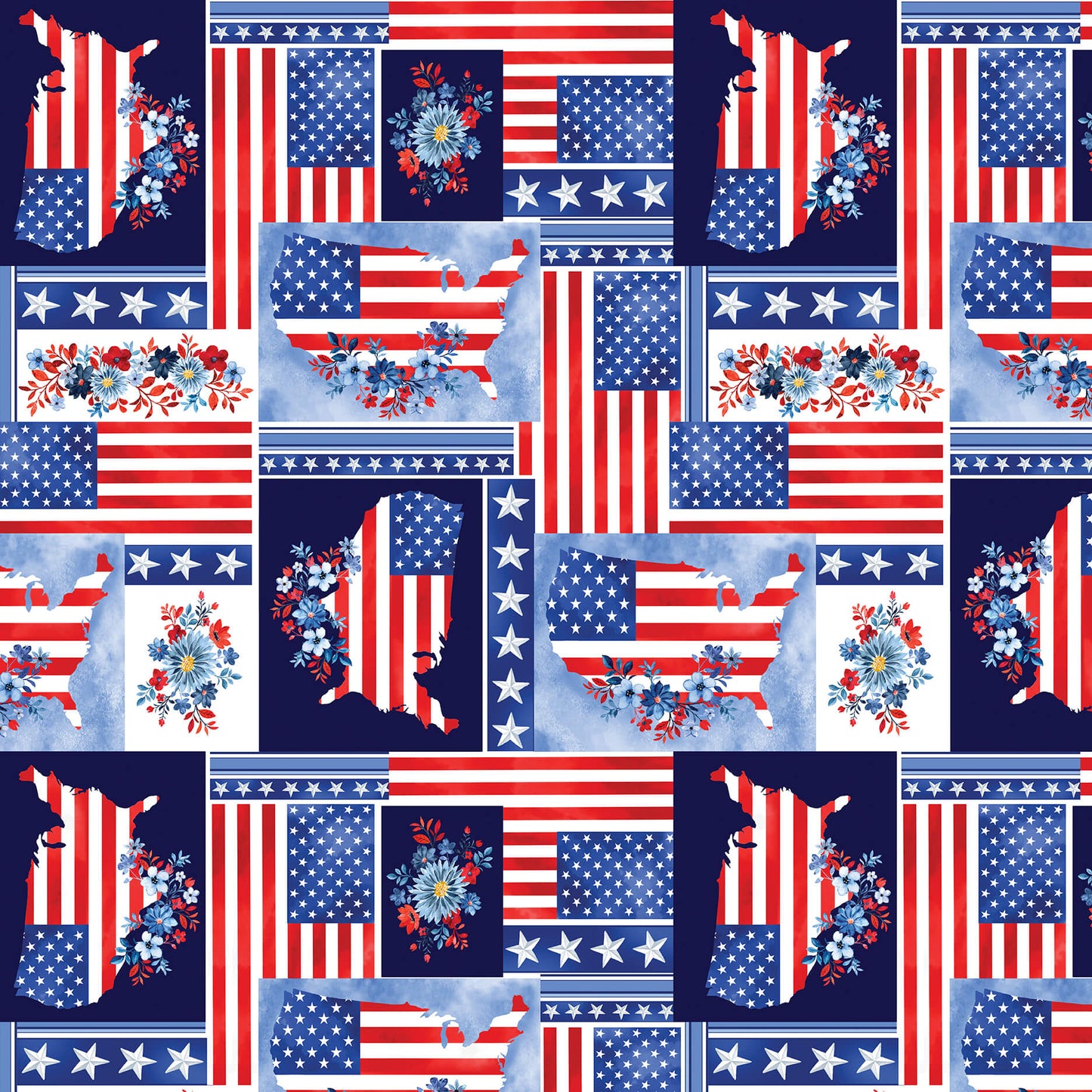 Faith Family Freedom American Patchwork 14826-99