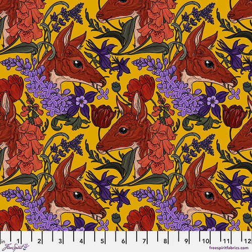 Rachel Hauer Garden Bed - Deer PWRH101.Yellow