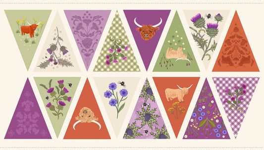 Highlands Bunting Panel