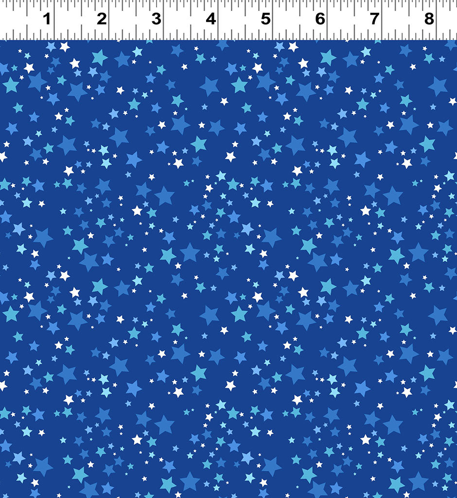 Amazing Alphabet Stars on Blue Y4758-90