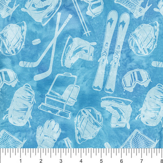 AMNSH 2025 Skiing Aqua Tossed Skating SH187-510 Batik