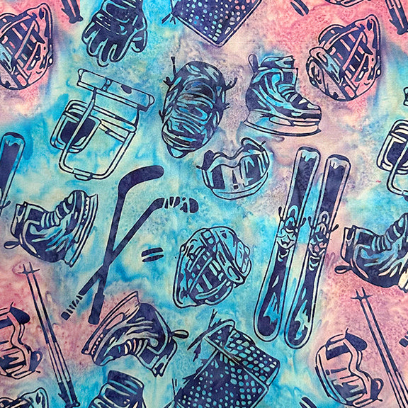 AMNSH 2025 Skiing Pink Tossed Skating SH187-287 Batik
