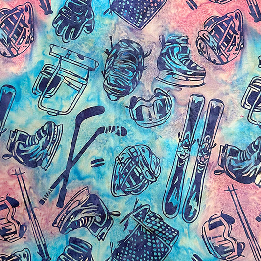 AMNSH 2025 Skiing Pink Tossed Skating SH187-287 Batik