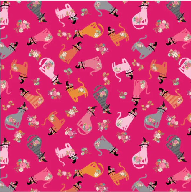 Kitty Loves Candy Cats in Pink Hats KC23900