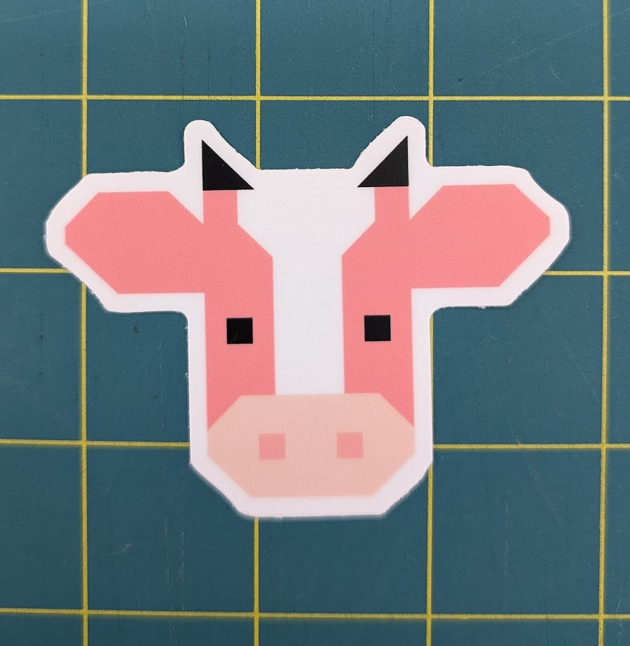 Annabelle Cow Head Sticker