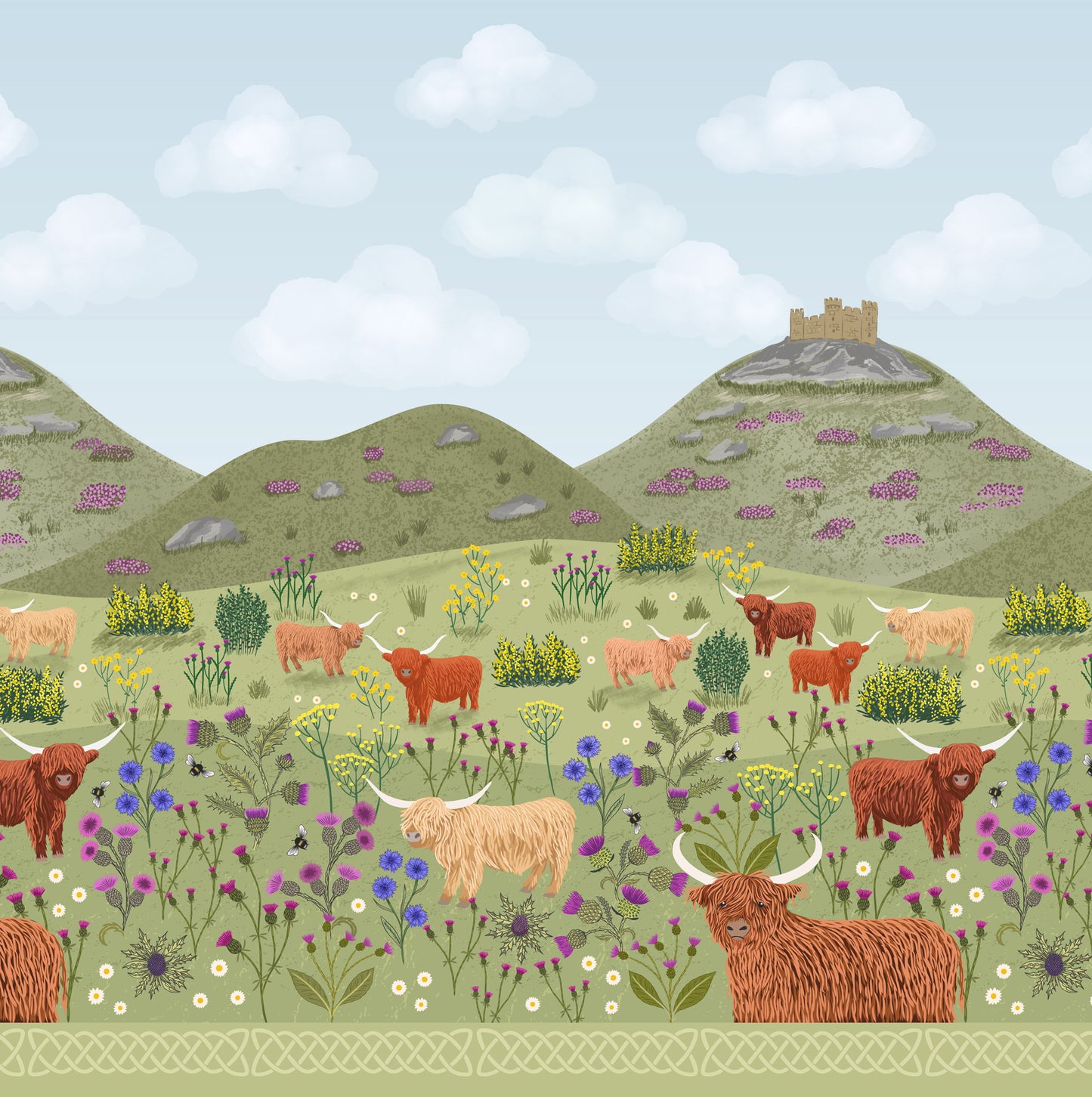 Highlands Double Edge Border