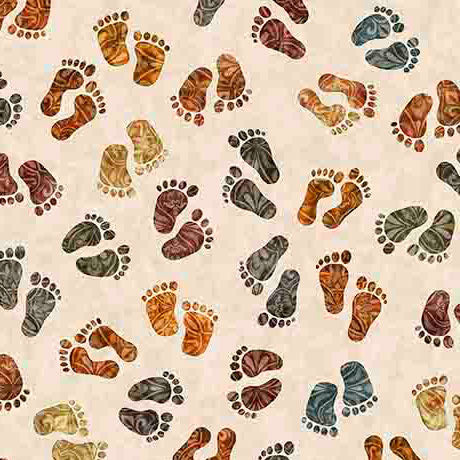 Bigfoot Footprints Tan 2600-30995-E