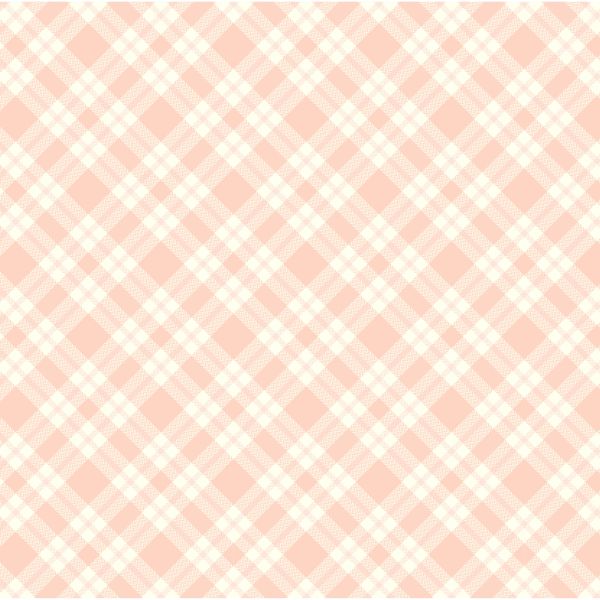 Til the Cows Come Home Plaid CD4050 Blush