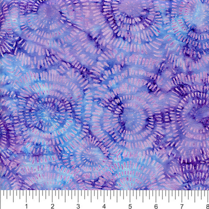 AMNSH 2025 Tie Dye Dandelion Wisteria BE22-A1 Batik