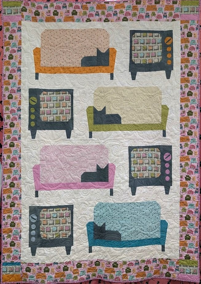 Kitty Couch Potatoes 63x82