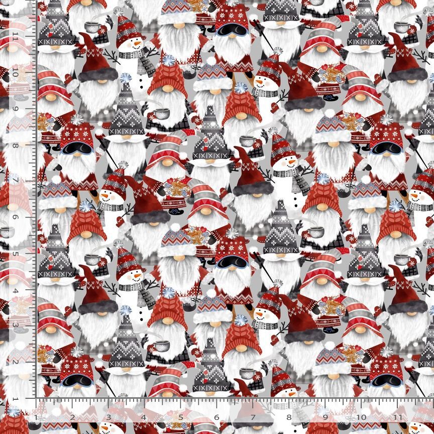 Winter Nordic Gnomes Snowman Gail-CD2885
