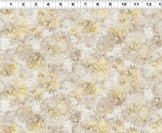 2025 Quilt MN Digital Dandelions Taupe