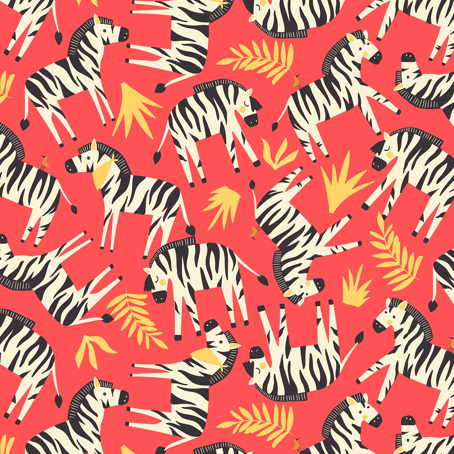Adventure Zebras - Coral