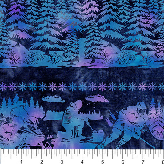 AMNSH 2025 Stripe MN Border SH184-565 Batik