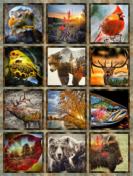 Nature Woven 43x57 Panel - Earth W5523