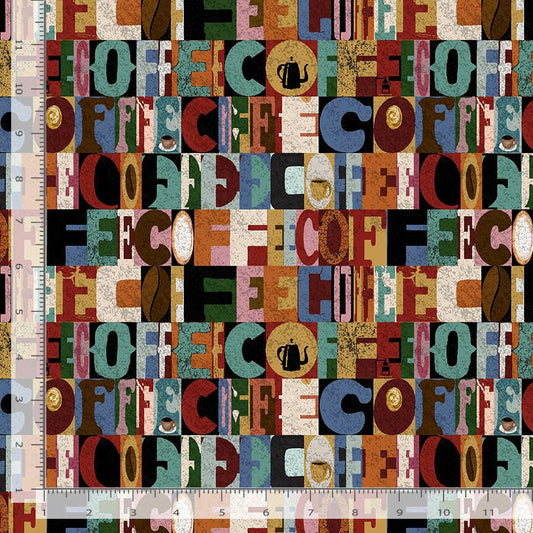 Coffee Text Coffee-CD3422 Multi