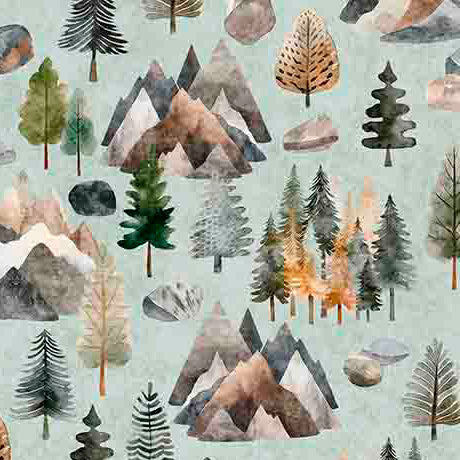 Bigfoot Pine Trees Sage 2600-30994-H