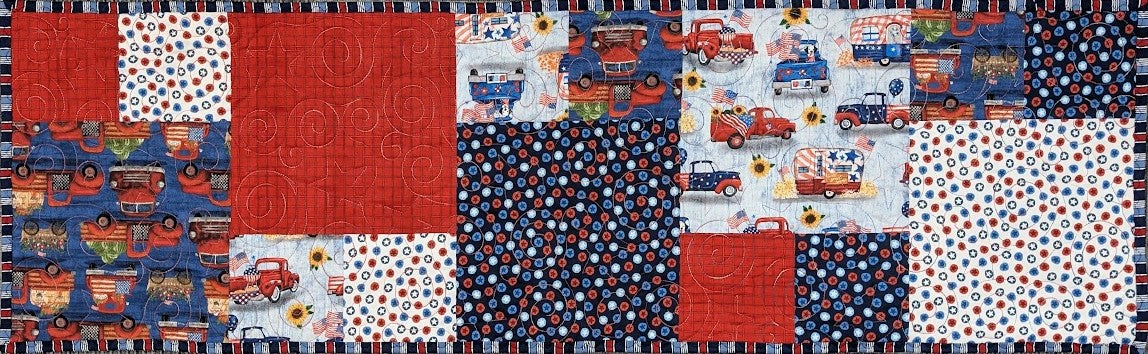 Positively Patriotic Season's Greetings 13.5x45