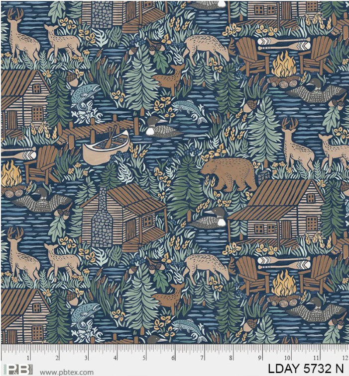 Lakeside Days Scenic Lake 05732N