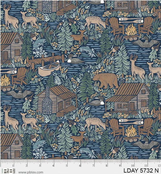 Lakeside Days Scenic Lake 05732N