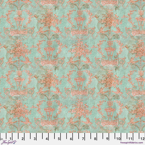 Palette Teal - Tim Holtz Teal Wallpaper PWTH277.Teal