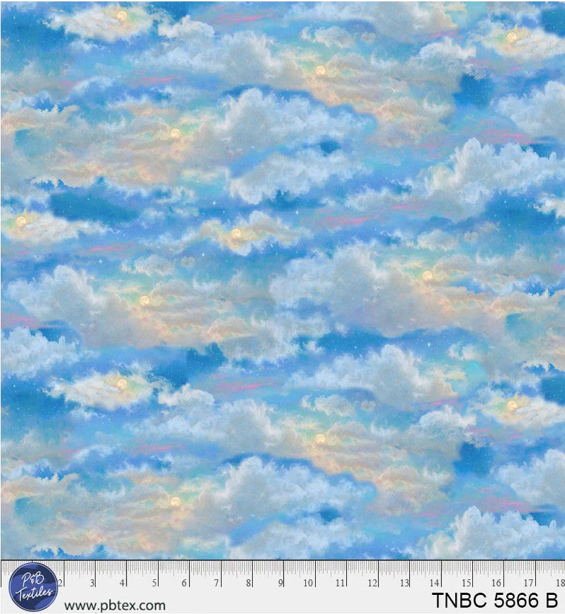 The Night Before Christmas Moonlit Sky