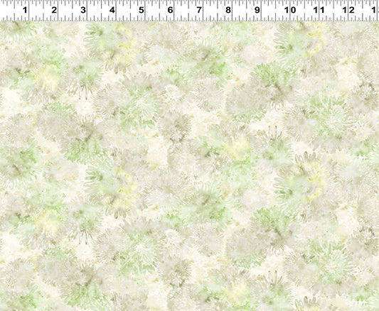 2025 Quilt MN Digital Dandelions Light Mint