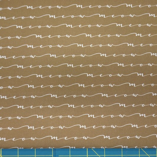 Litter Ary Cats Script Brown 21170103-04