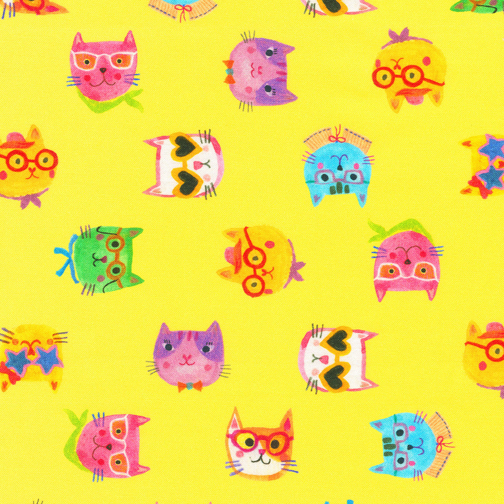Whisker Wonderland ANAD-23285-128 Daffodil