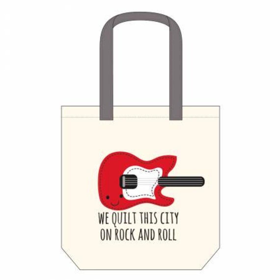 We Quilt this City Canvas Tote Bag