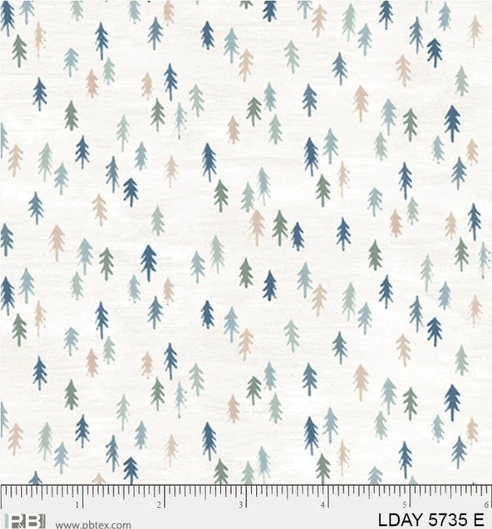 Lakeside Days Allover Trees 05735E