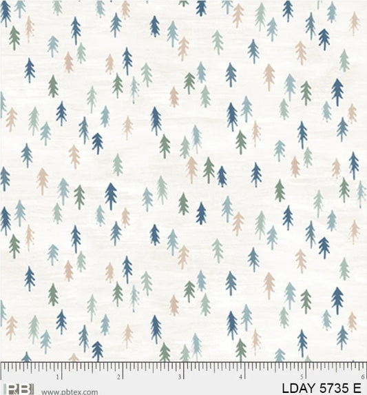 Lakeside Days Allover Trees 05735E