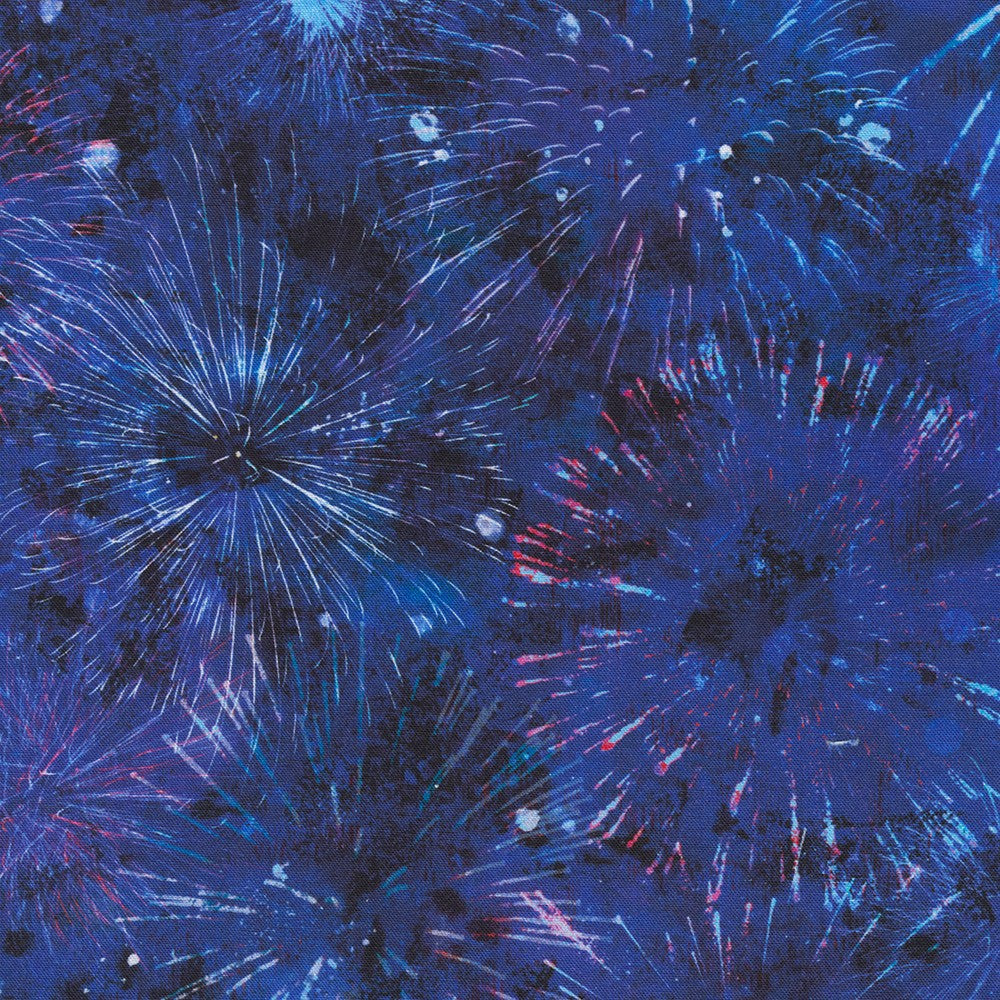 Land of the Free Fireworks Blue APYD-22763-4
