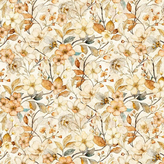 Hunny Bunny Floral Vine Tan 2600-30980-A