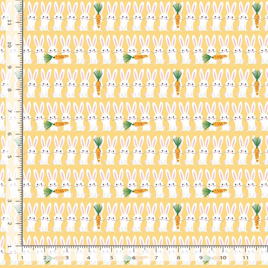 Bunny Stripe Stella-DLW3108-Sunshine