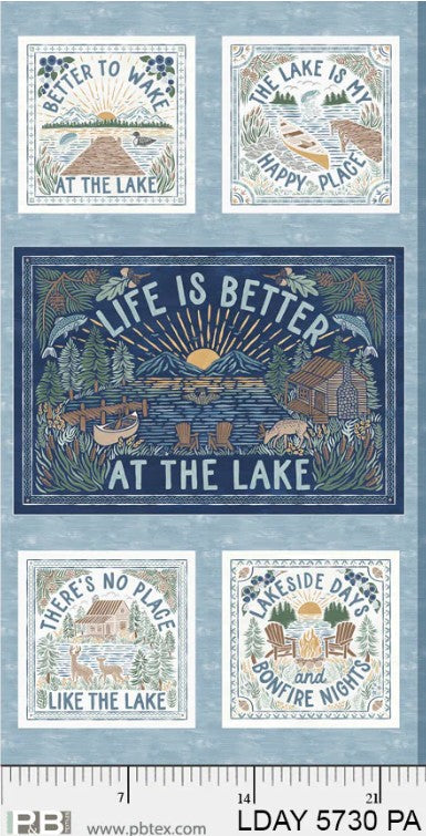 Lakeside Days Lake Life Panel 05730PA