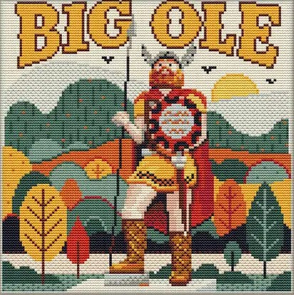 Big Ole Square Cross Stitch Kit