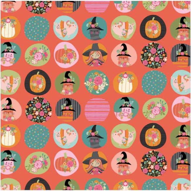 Kitty Loves Candy Fun Orange Dots KC23908