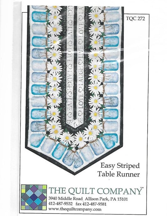 Easy Striped Table Runner
