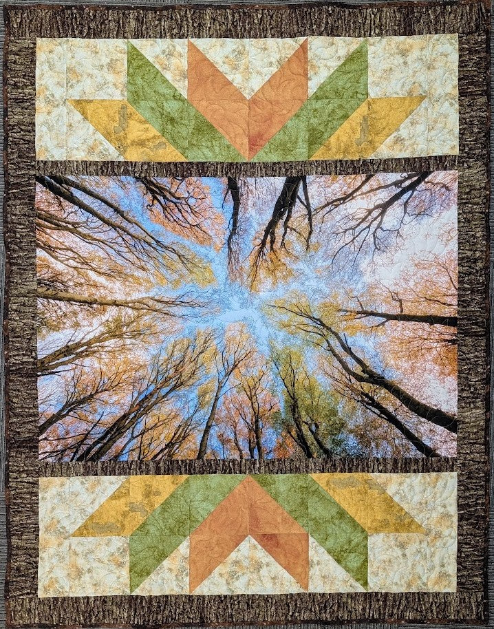 Treetops October Sky 48x63